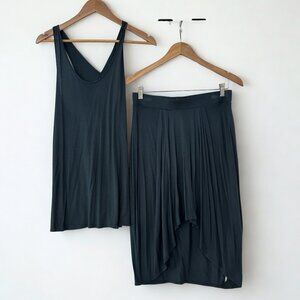 Helmut Lange  Green Two Piece Set